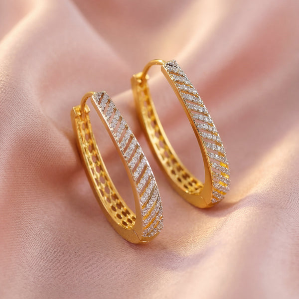 Oval Hoop Earrings