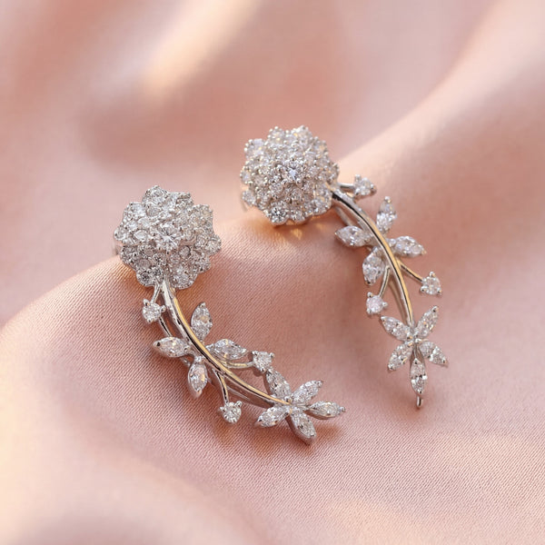 Floral Drop Earrings