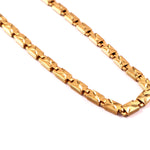 Load image into Gallery viewer, Gold-Toned Geometric Link Chain Necklace
