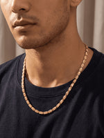 Load image into Gallery viewer, Gold-Toned Geometric Link Chain Necklace

