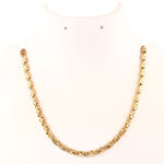 Load image into Gallery viewer, Gold-Toned Geometric Link Chain Necklace
