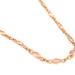 Load image into Gallery viewer, Elegant Gold-Plated White Stone Chain
