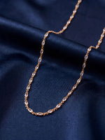 Load image into Gallery viewer, Elegant Gold-Plated White Stone Chain
