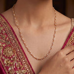 Load image into Gallery viewer, Elegant Gold-Plated White Stone Chain
