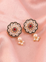 Load image into Gallery viewer, Gold-Plated Kundan-Studded &amp; Beaded Jewellery Set
