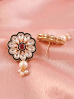 Load image into Gallery viewer, Gold-Plated Kundan-Studded &amp; Beaded Jewellery Set

