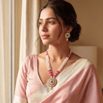 Load image into Gallery viewer, Gold-Plated Kundan-Studded &amp; Beaded Jewellery Set
