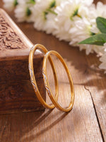 Load image into Gallery viewer, Women Gold-Plated  Bangles Set of 2
