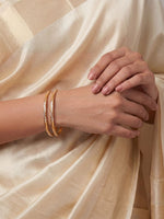 Load image into Gallery viewer, Women Gold-Plated  Bangles Set of 2
