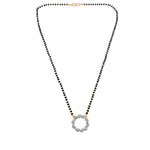 Load image into Gallery viewer, Rhodium plated AD &amp; CZ Studed Pendant Mangalsutra
