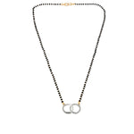 Load image into Gallery viewer, Rhodium plated AD &amp; CZ Studed Pendant Mangalsutra
