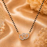 Load image into Gallery viewer, Rhodium plated AD &amp; CZ Studed Pendant Mangalsutra
