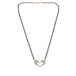 Load image into Gallery viewer, Rhodium plated AD &amp; CZ Studed Pendant Mangalsutra
