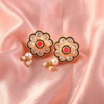 Load image into Gallery viewer, Gold-Plated Kundan-Studded Pearl Beaded Layer Jewellery Set
