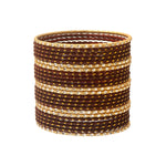 Load image into Gallery viewer, Indian Bollywood Bangle Bracelet Set for Women - 24 Piece (2 Dozen) Multicolor Alloy Gold Tone Stacking Jewelry for Weddings, Parties, Festivals &amp; Gifts (Rani_Pink)
