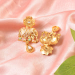 Load image into Gallery viewer, Elegant Antique Gold-Plated Kundan Studded Meenakari Choker Necklace with Elephant Motifs
