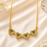 Load image into Gallery viewer, 2-Way Multi Wearing Magnetic Heart Clover Necklace for Women
