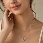 Load image into Gallery viewer, 2-Way Multi Wearing Magnetic Heart Clover Necklace for Women
