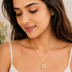 Load image into Gallery viewer, 2-Way Multi Wearing Magnetic Heart Clover Necklace for Women
