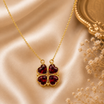 Load image into Gallery viewer, 2-Way Multi Wearing Magnetic Heart Clover Necklace for Women
