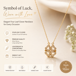 Load image into Gallery viewer, 2-Way Multi Wearing Magnetic Heart Clover Necklace for Women
