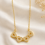Load image into Gallery viewer, 2-Way Multi Wearing Magnetic Heart Clover Necklace for Women

