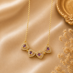 Load image into Gallery viewer, 2-Way Multi Wearing Magnetic Heart Clover Necklace for Women
