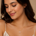 Load image into Gallery viewer, 2-Way Multi Wearing Magnetic Heart Clover Necklace for Women
